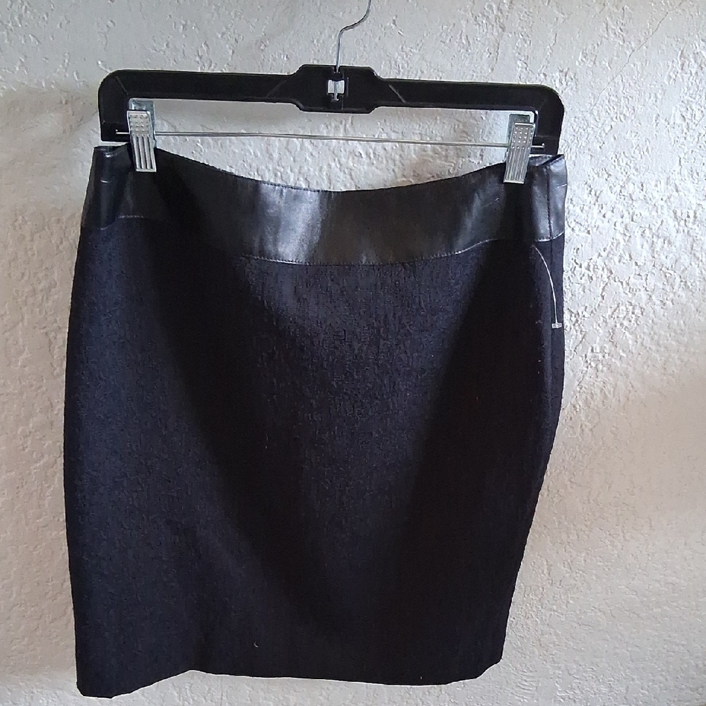 Elegant Black Navy Women's Skirt